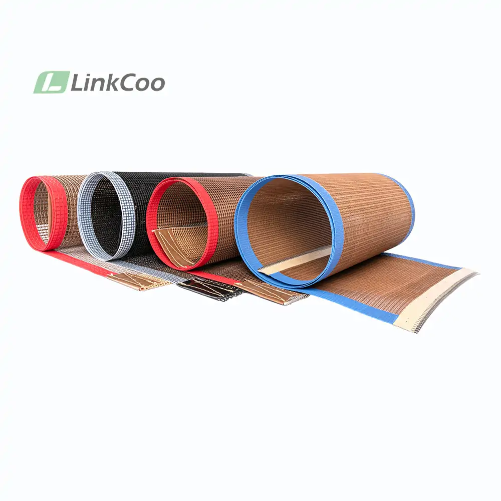 PTFE coated fiberglass mesh conveyor belt